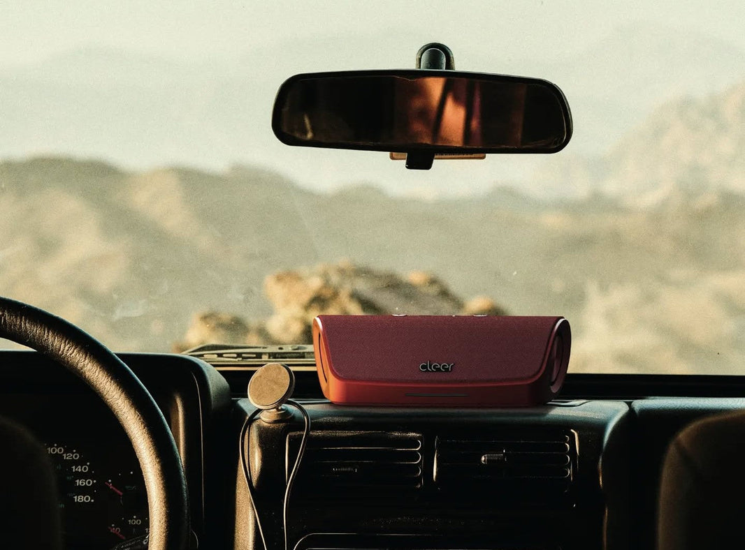cleer audio scene water resistant bluetooth speaker
