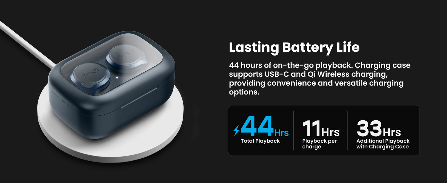 Up to 44hrs of Battery Life