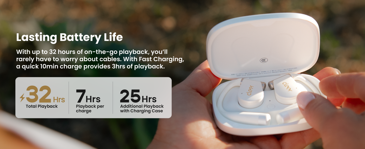 Up to 32hrs of Battery Life