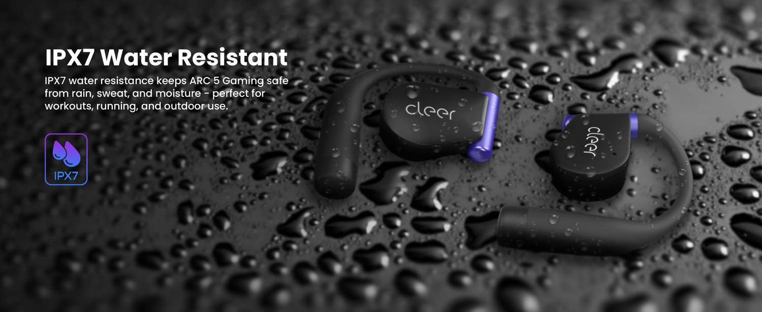 IPX7 Water Resistant