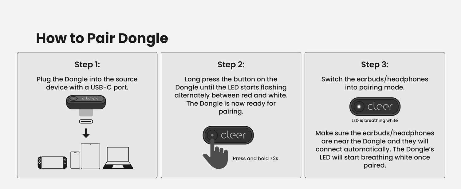 How to Pair with Dongle