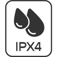 IPX4 Water & Sweat Resistant