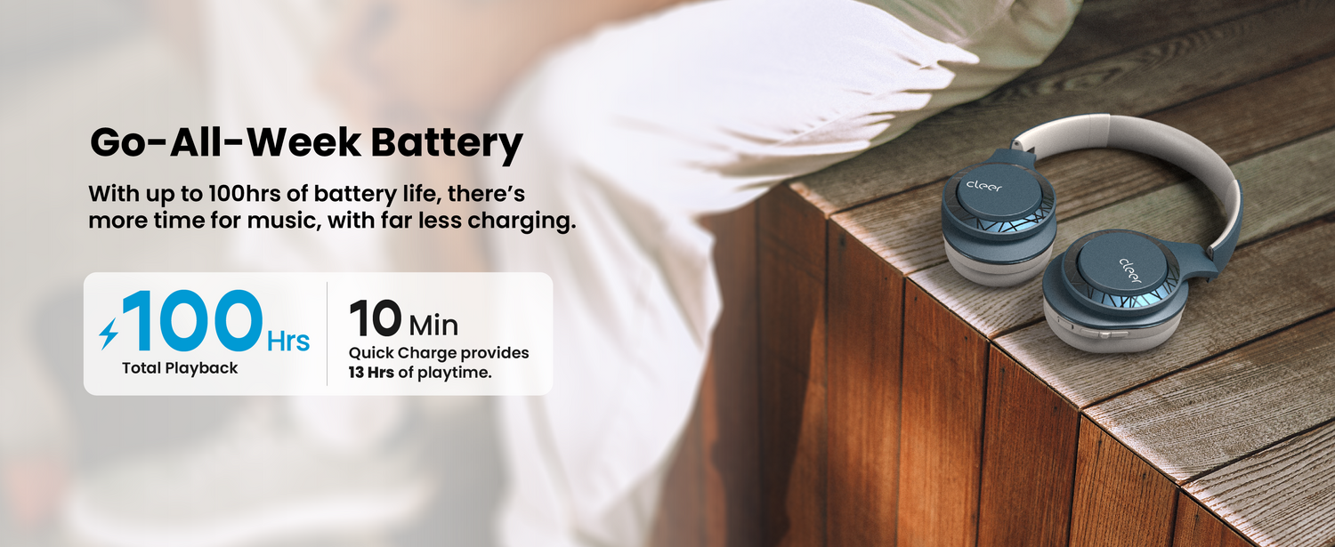 100 Hrs Battery Life