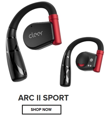 cleer audio arc ii open ear sport earbuds