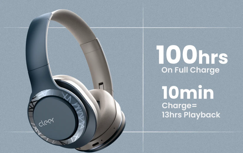cleer enduro 100 bluetooth headphones with long battery life