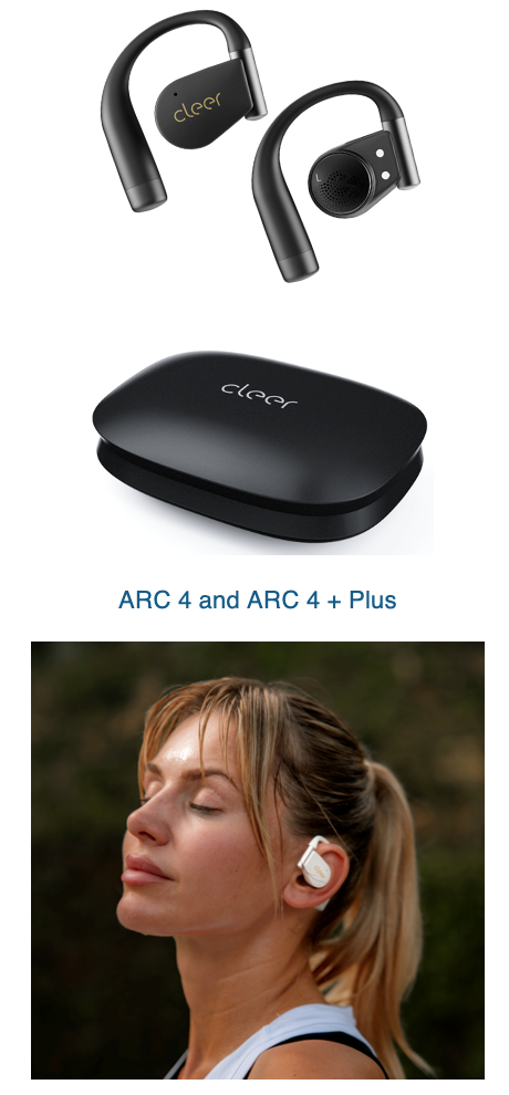 cleer arc 4 and arc 4 plus
